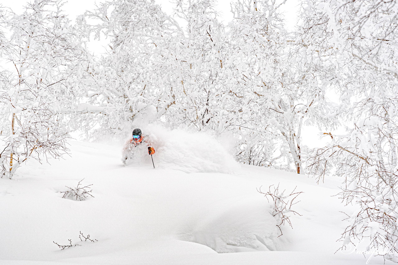 2021 Skiing photo shoot trip in ASAHIDAKE